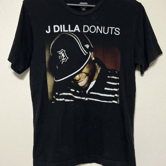 Stones Throw j Dilla Donuts Album Cover t Shirt Size s Black - Picture 1 of 1